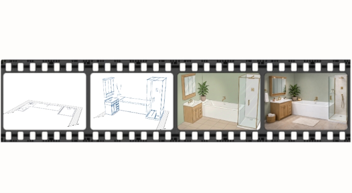 Ambiance de projet d'aménagement intérieur